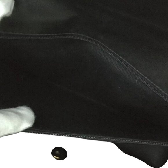 9412985BG (X6) Chanel Shoulder Bag Jumbo 30 Quilted Matelasse Black Lambskin w/C - Picture 10 of 13